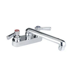 CHICAGO FAUCET 891-ABCP 4" CXC SINK FAUCET W/ 6" SWING SPOUT
