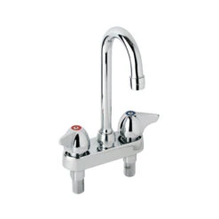 CHICAGO FAUCET L258183 4" CP LAV FAUCET W/GOOSENECK