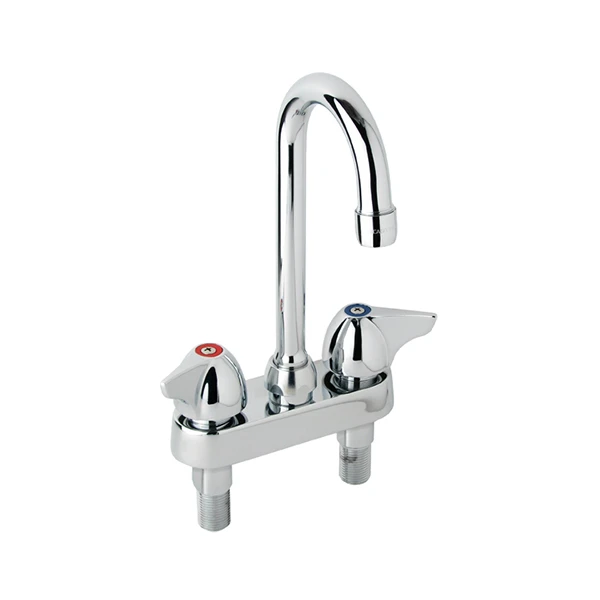 CHICAGO FAUCET L258183 4" CP LAV FAUCET W/GOOSENECK