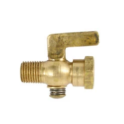 1/4" M X F BRASS PETCOCK