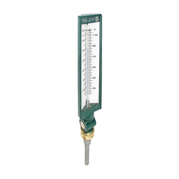 TRERICE 9VS35-120 9" 0-100ºF ADJUSTABLE THERMOMETER - 3-1/2" STEM