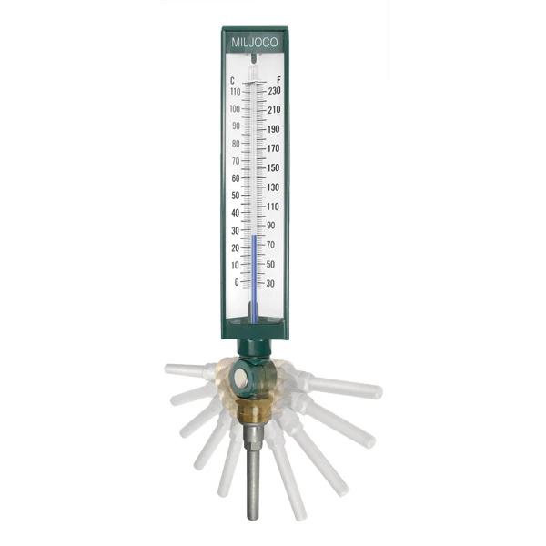 TRERICE 9VS35-120 9" 0-100ºF ADJUSTABLE THERMOMETER - 3-1/2" STEM - Image 2