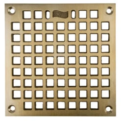 7-3/8" SQ BRONZE GRATE ONLY W/SCREWS