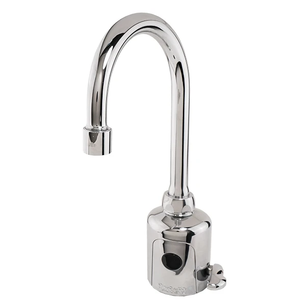 CHICAGO FAUCET 116.123.AB.1 HYTRONIC 0.5 GPM LAV FAUCET WITH GOOSENECK SPOUT - Image 2