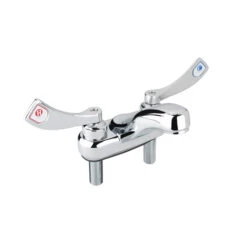MOEN 4" CP LAV FAUCET W/ WRIST BLADE HANDLES