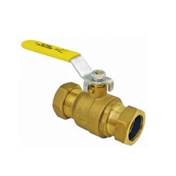 1/2" BRONZE COMP BALL VALVE