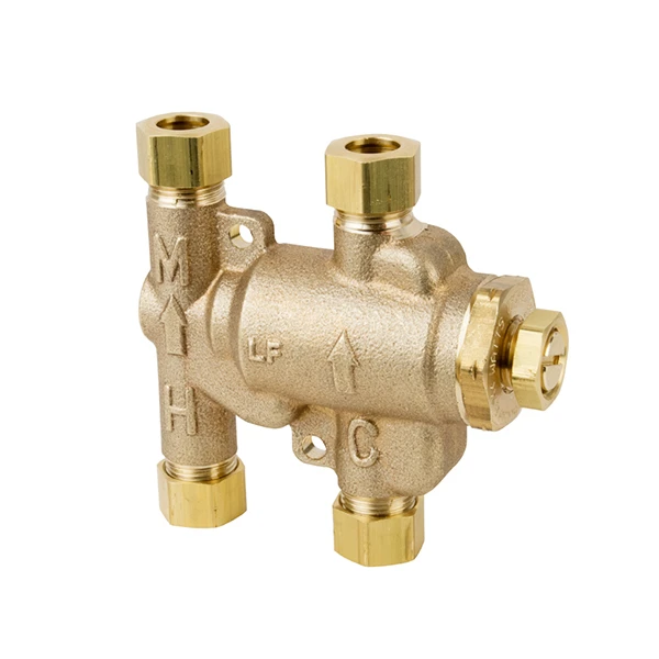 WATTS REGULATOR 0204143 LF 3/8" COMP- THERMOSTATIC MIXING VALVE BUILT IN TEE