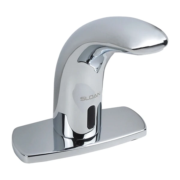 SLOAN SF2400-4BDM SF SERIES 0.5 GPM FAUCET WITH 4" TRIM PLATE