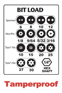 MEGAPRO 151TP MEGAPRO®-TAMPERPROOF DRIVER W/BITS - Image 3