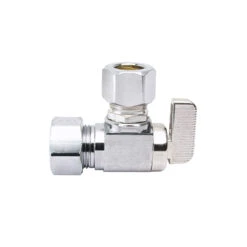 DAHL 211-33-32-BAG ANGLE STOP CP 5/8" OD X 1/2 OD 1/4-TURN