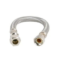 FLUIDMASTER C002609 SUPPLY LINE FAUCET-12" 3/8” MALE COMP X 3/8” FEM COMP