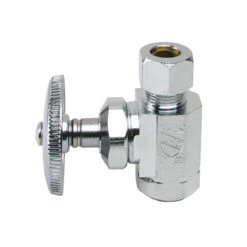 MCGUIRE ST11 STRAIGHT STOP VALVE - 3/8 IPS X 3/8 OD