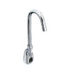 SLOAN EBF-550-BAT-TEE-CP-2.2GPM-LAM-IR-BT-FCT OPTIMA PLUS 2.2 GPM GOOSENECK FAUCET WITH BACK MOUNT CONNECTION