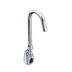 SLOAN EBF-550-BAT-TEE-CP-2.2GPM-LAM-IR-BT-FCT OPTIMA PLUS 2.2 GPM GOOSENECK FAUCET WITH BACK MOUNT CONNECTION