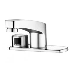 SLOAN ETF660-4-BOX-TEE-CP-0.5GPM-MLM-IR-BT-FCT OPTIMA ON-Q 0.5 GPM LAV FAUCET WITH BOX TRANSFORMER
