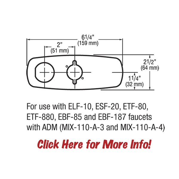 SLOAN MIX101A TRIM PLATE - OPTIMA PLUS - 4" - Image 2