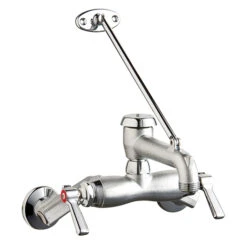 CHICAGO FAUCET 445-VBRRCF RC SERVICE SINK FAUCET W/VB & INTEGRAL STOPS