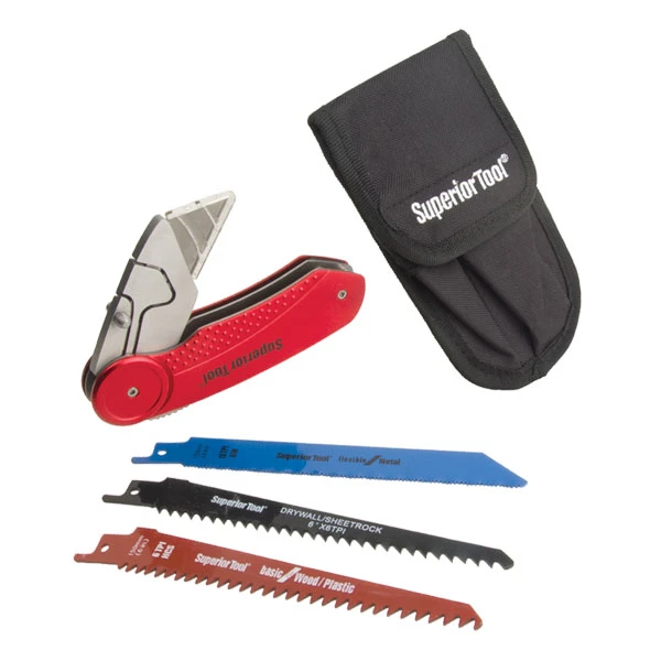SUPERIOR TOOL 37519 PLUMBERS KNIFE KIT