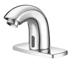 SLOAN SF2150-4 SF SERIES 0.5 GPM LAV FAUCET WITH 4" TRIM PLATE