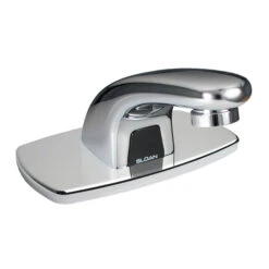 SLOAN ETF-610-4-P OPTIMA PLUS 0.5 GPM PEDESTAL FAUCET WITH PLUG IN TRANSFORMER