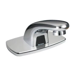 SLOAN EBF-615-4 OPTIMA PLUS 0.5 GPM PEDESTAL FAUCET WITH OPTIONAL 4" CENTER BASE PLATE