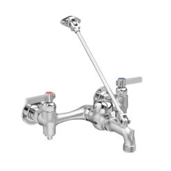 AMERICAN STANDARD 8354112.002 CHROME PLATED SERVICE SINK FAUCET WITH WALL BRACE