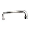 CENTRAL BRASS 02361 10" CP TUBE SPOUT W/ AERATOR