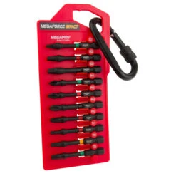 MEGAPRO 9BP-I-10A 2” IMPACT ASST SCREWDRIVER BITS 1/4” - HEX DRIVE