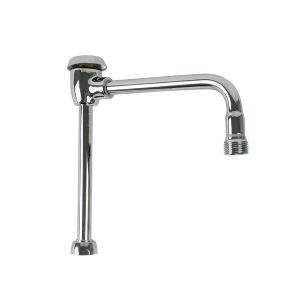 CHICAGO FAUCET GN8BVBE2-2JKCP 8" RIGID/SWIVEL GOOSENECK SPOUT W/ VACUUM BREAKER