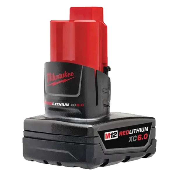 MILWAUKEE 48-11-2460 M12 BATTERY PACK 12V, 6.0AH, LI-ION