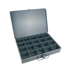 16 COMP STEEL STORAGE CASE