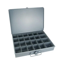 24 COMP STEEL STORAGE CASE