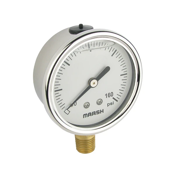 TRERICE D82LFB2502LA140 2.5" 0-300 LIQ FILLED PRESSURE GAUGE