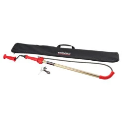 RIDGID K-6P XL 6’ TOILET AUGER W/ BULB HEAD & CARRYING CASE