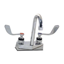ANTIMICROBIAL 4" FAUCET W/GOOSENECK SPOUT