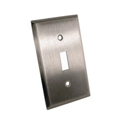 CHG 32130 ANTIMICROBIAL S/S SINGLE SWITCH PLATE