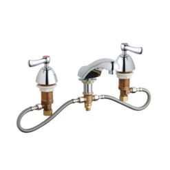 CHICAGO FAUCET 84333 8" ADJ DECK MT WIDESPREAD LAV FAUCET