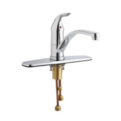 CHICAGO FAUCET 85293 LEAD FREE 8” CENTER MOUNT KITCHEN FAUCET