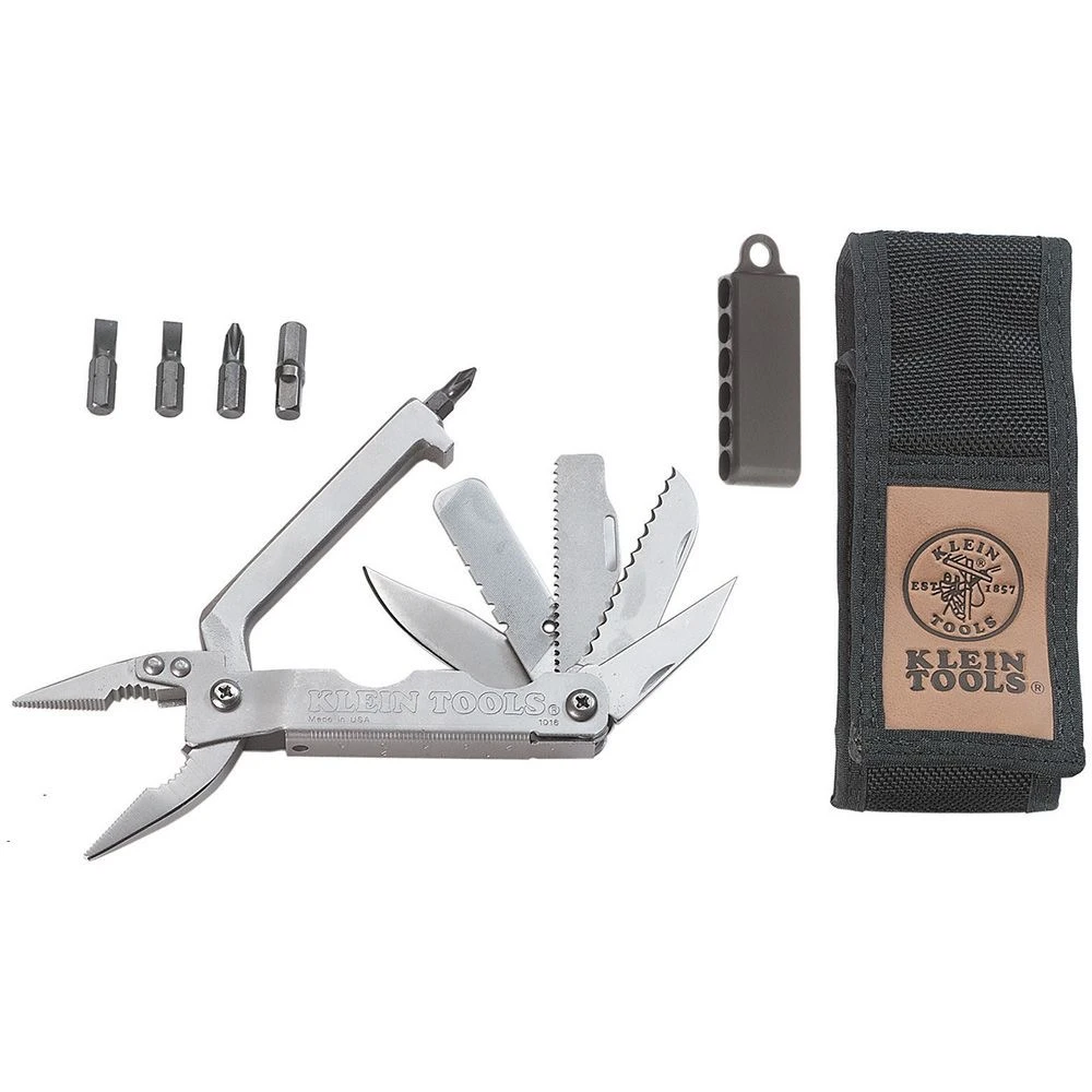 KLEIN TOOLS 1016 S/S MULTI TOOL W/ NYLON POUCH