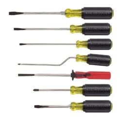 KLEIN TOOLS 85077 CUSHION GRIP 7-PC SCREWDRIVER SET