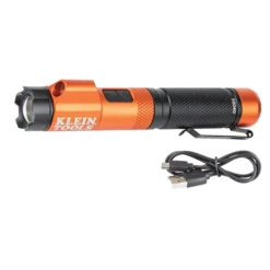 KLEIN TOOLS 56040 RECHARGEABLE FOCUS FLASHLIGHT W/ LASER
