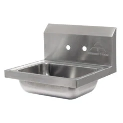 ADVANCE TABCO 7-PS-70 S/S WALL MT HAND WASH SINK W/ 4” CXC BACK MT HOLE PUNCH