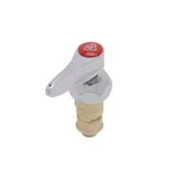 T&S BRASS 012446-25NS N/S HOT CERAMIC CARTRIDGE W/ CHECK VALVE, LEVER HANDLE & BONNET