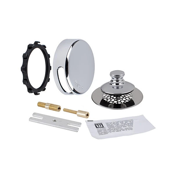 WATCO 948700-PP-CP-G-2P CHROME PLATED UNIVERSAL PUSH PULL TUB TRIM KIT