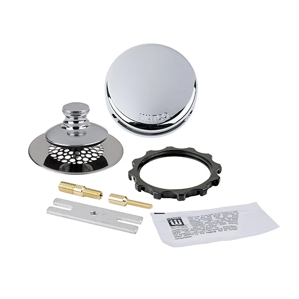 WATCO 948700-PP-CP-G-2P CHROME PLATED UNIVERSAL PUSH PULL TUB TRIM KIT - Image 2