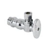 EVERFLOW SUPPLIES P-81212PR-NL 1/2" PRESS X 3/8 COMP 1/4 TURN ANGLE STOP VALVE