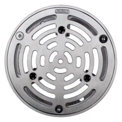 MIFAB RTS5-3 5" OD STAINLESS STEEL RETROFIT DRAIN GRATE & FRAME ASSEMBLY
