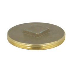 JUMBO P50-400 BRASS PLUG - IPS RAISED HEAD 4”