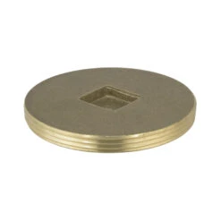 JUMBO P51-400 BRASS PLUG - IPS COUNTERSUNK 4”