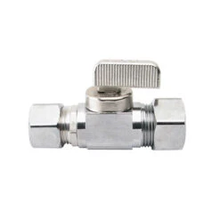 DAHL 111-33-32-BAG STRAIGHT STOP CP 5/8 OD X 1/2 OD (1/4 TURN)